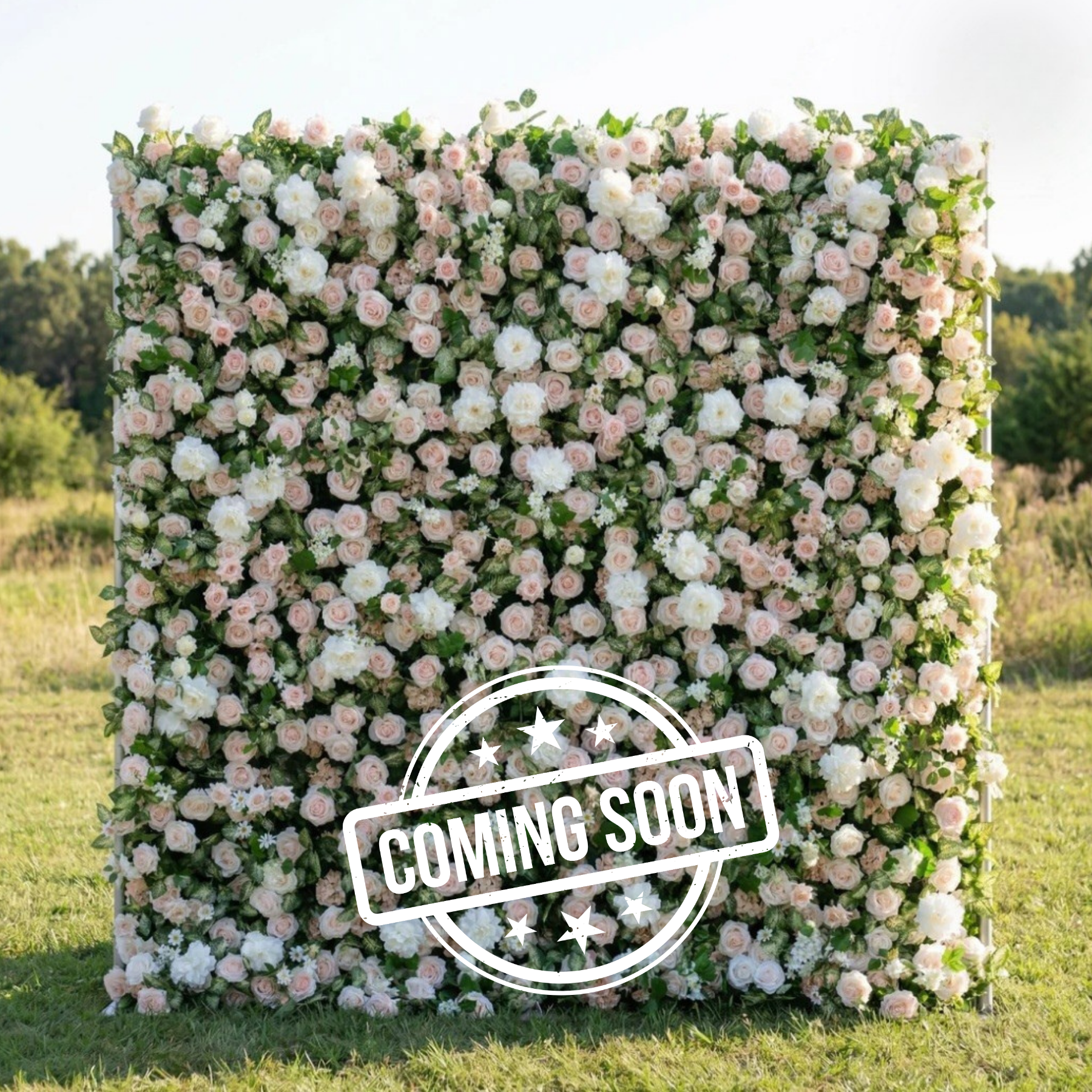 8x8 Flower Wall (Blush/Cream)