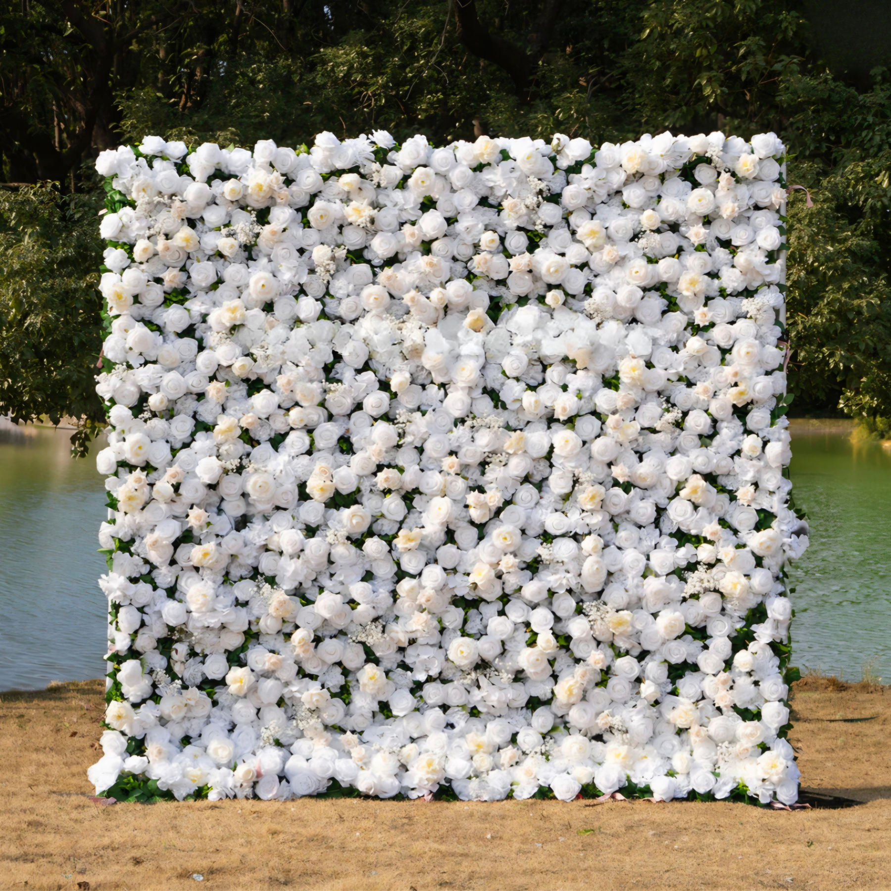 8x8 Flower Wall (White)