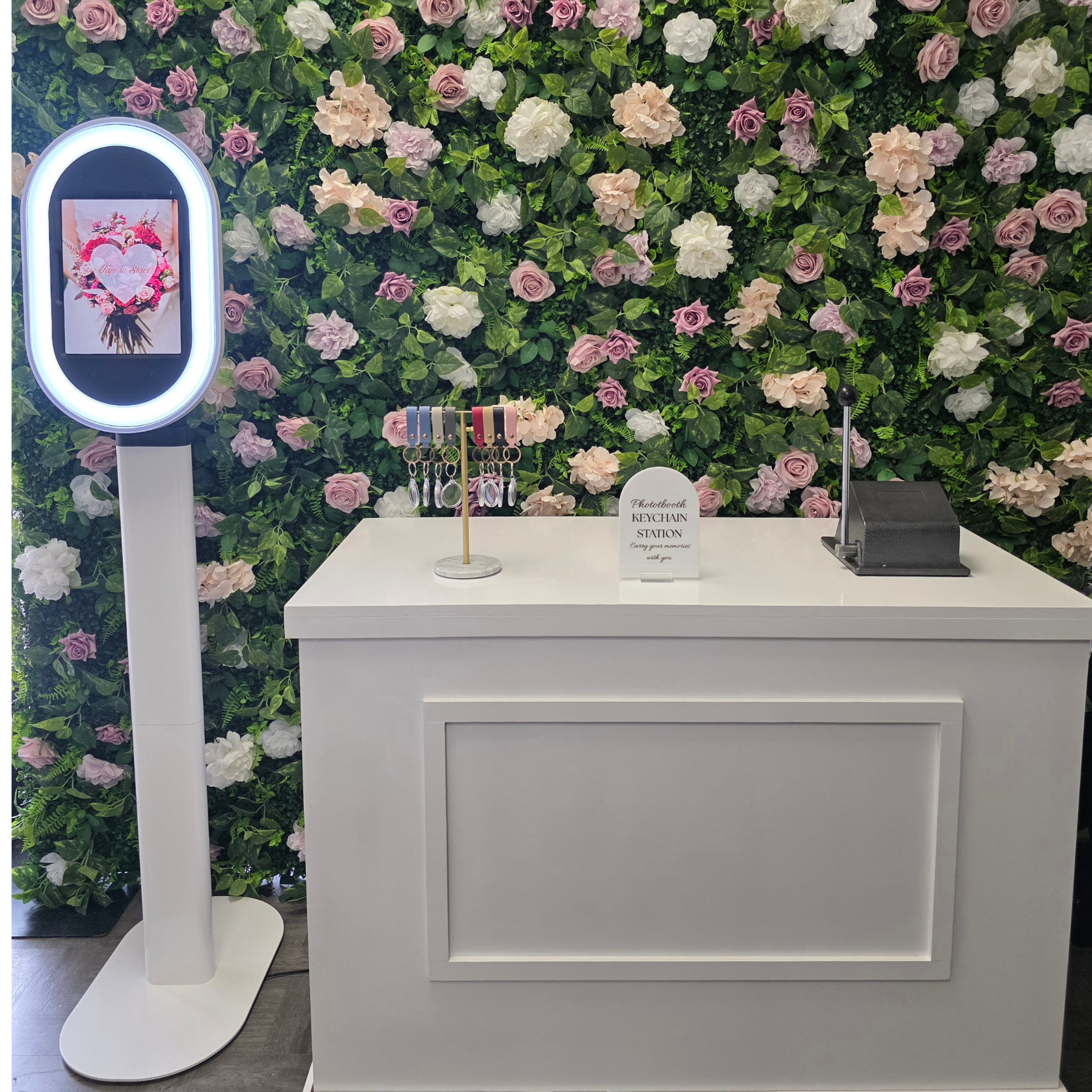 Flower wall backdrop