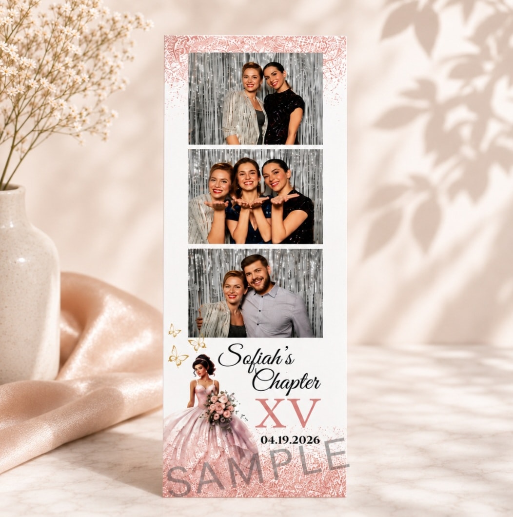 Sofiah's Chapter XV quinceañera print design