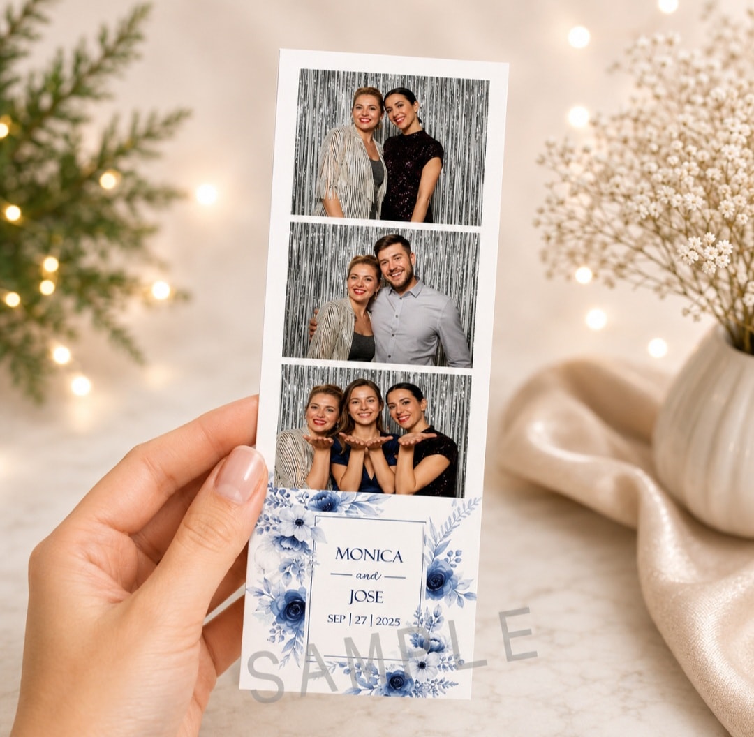 Monica and Jose wedding print design