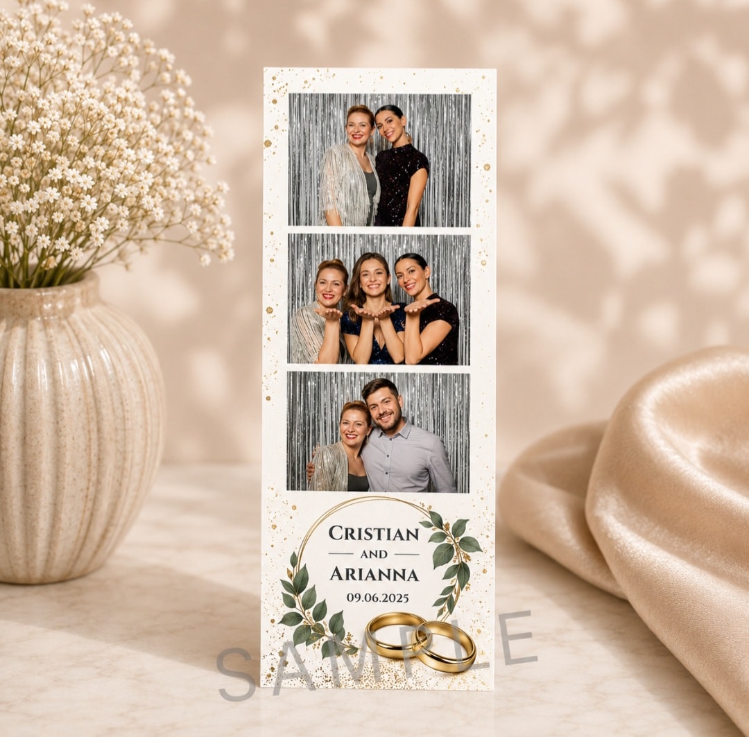 Cristian and Arianna wedding print design