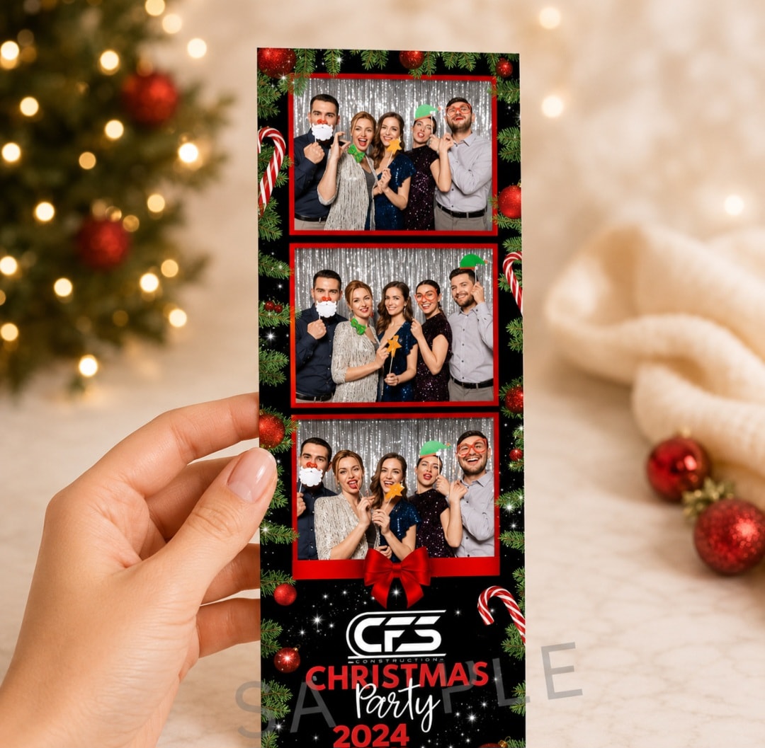 CFS Construction Christmas Party 2024 print design
