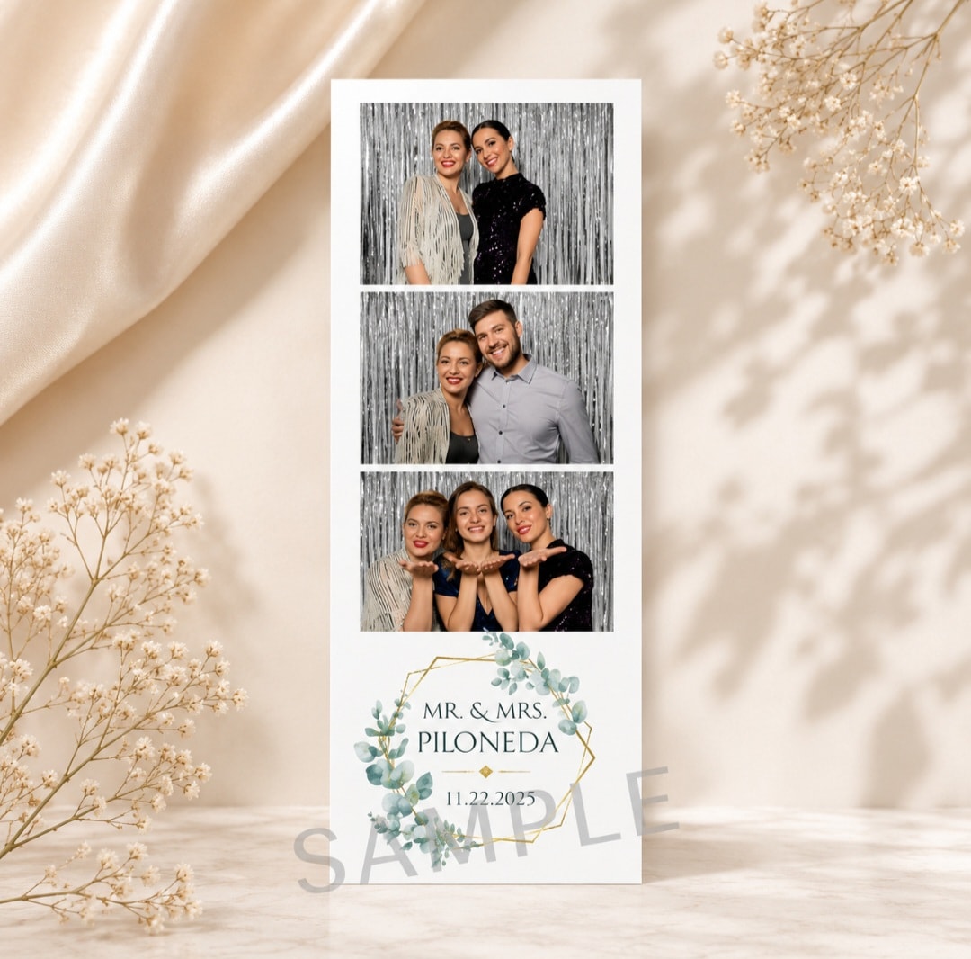 Mr. & Mrs. Piloneda wedding print design